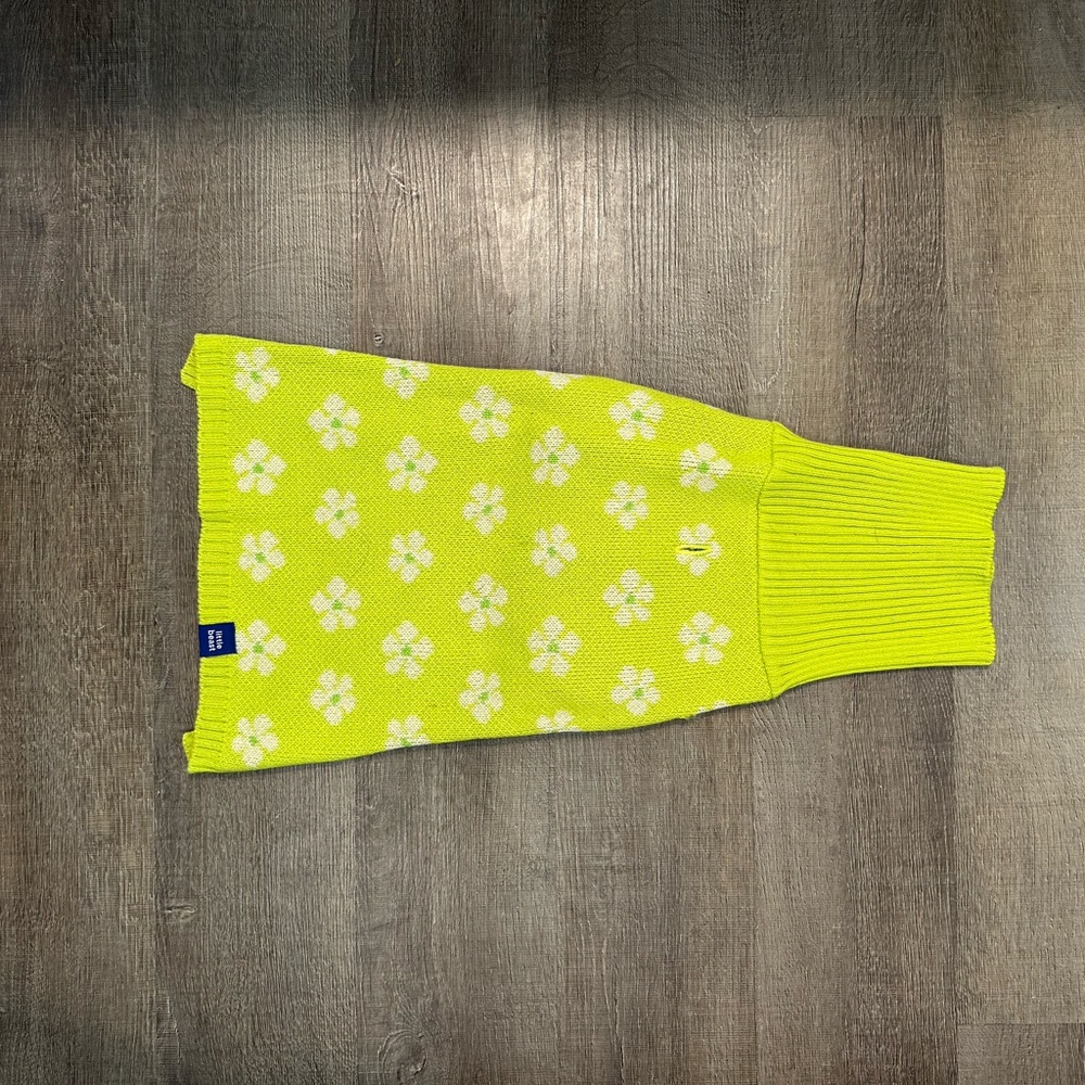 Little Beast Turtleneck Flower Pullover Medium